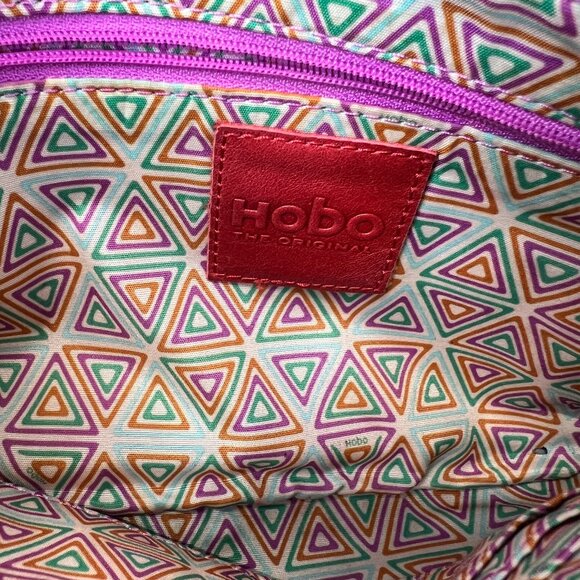 HOBO the Original Sable Wristlet Clutch Black Glazed Leather with Wrist Bangle - Picture 4 of 8